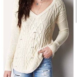 Cream Sweater from American Eagle